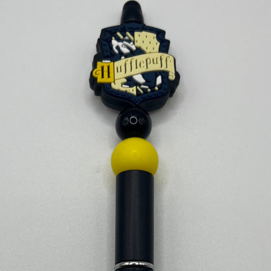 Hufflepuff beaded pen