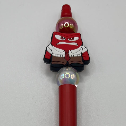 Angry beaded pen