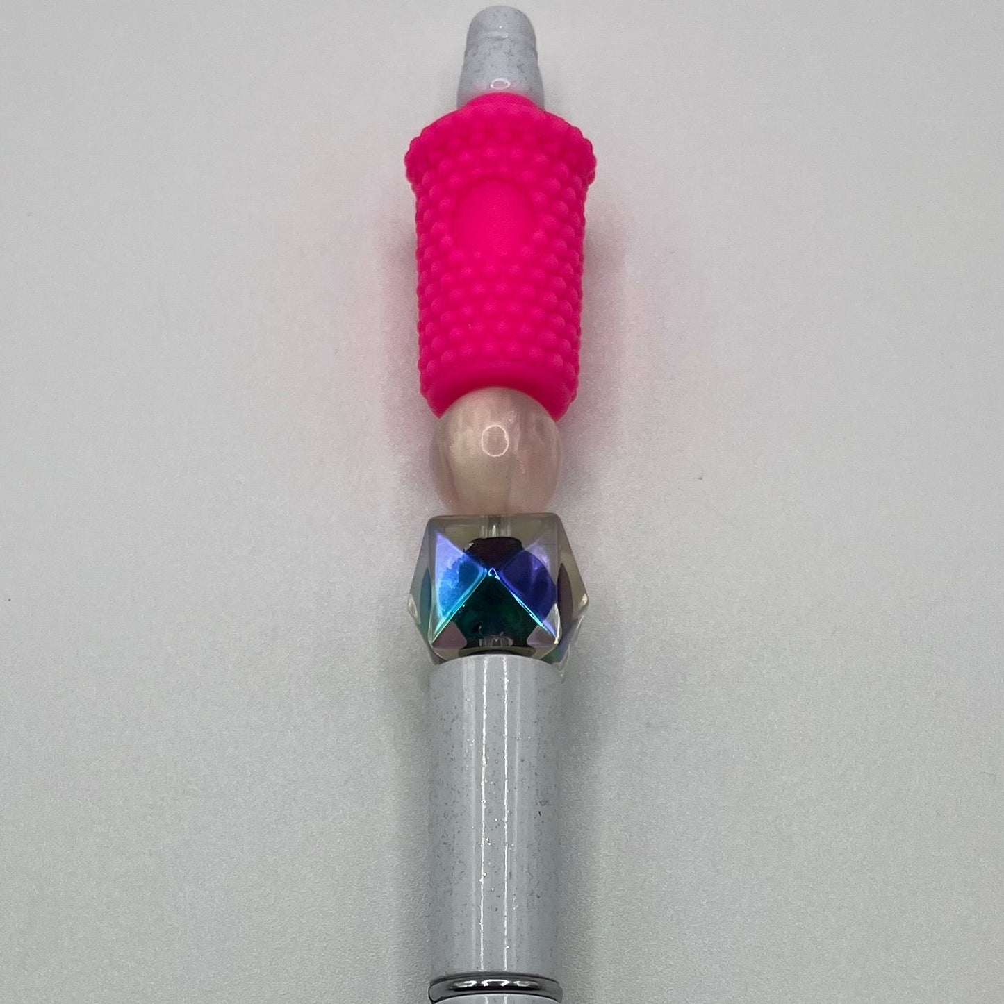 Coffee cup beaded pen